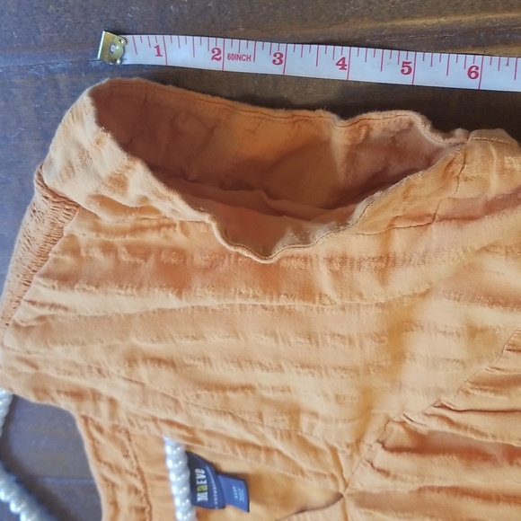 Anthropologie Maeve Orange Juliet Tunic Shortsleeve Mini Dress - Picture 12 of 15